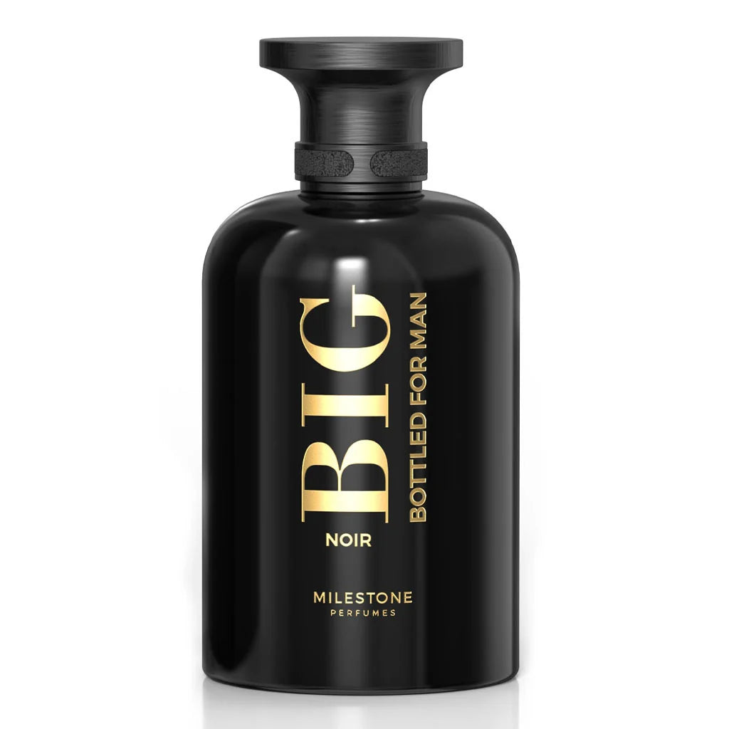 MILESTONE Big Bottled Noir – Pour Homme | 100ml Eau de Parfum