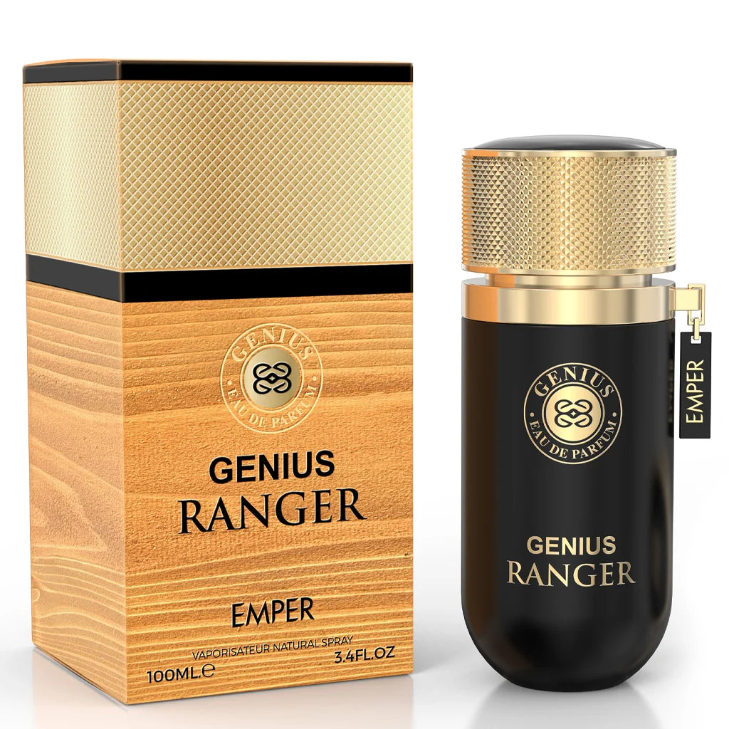 Emper Genius Ranger Pour Homme Eau De Parfum 100ml Woody & Spicy Fragrance for Men Long Lasting Versatile Scent Ideal Gift