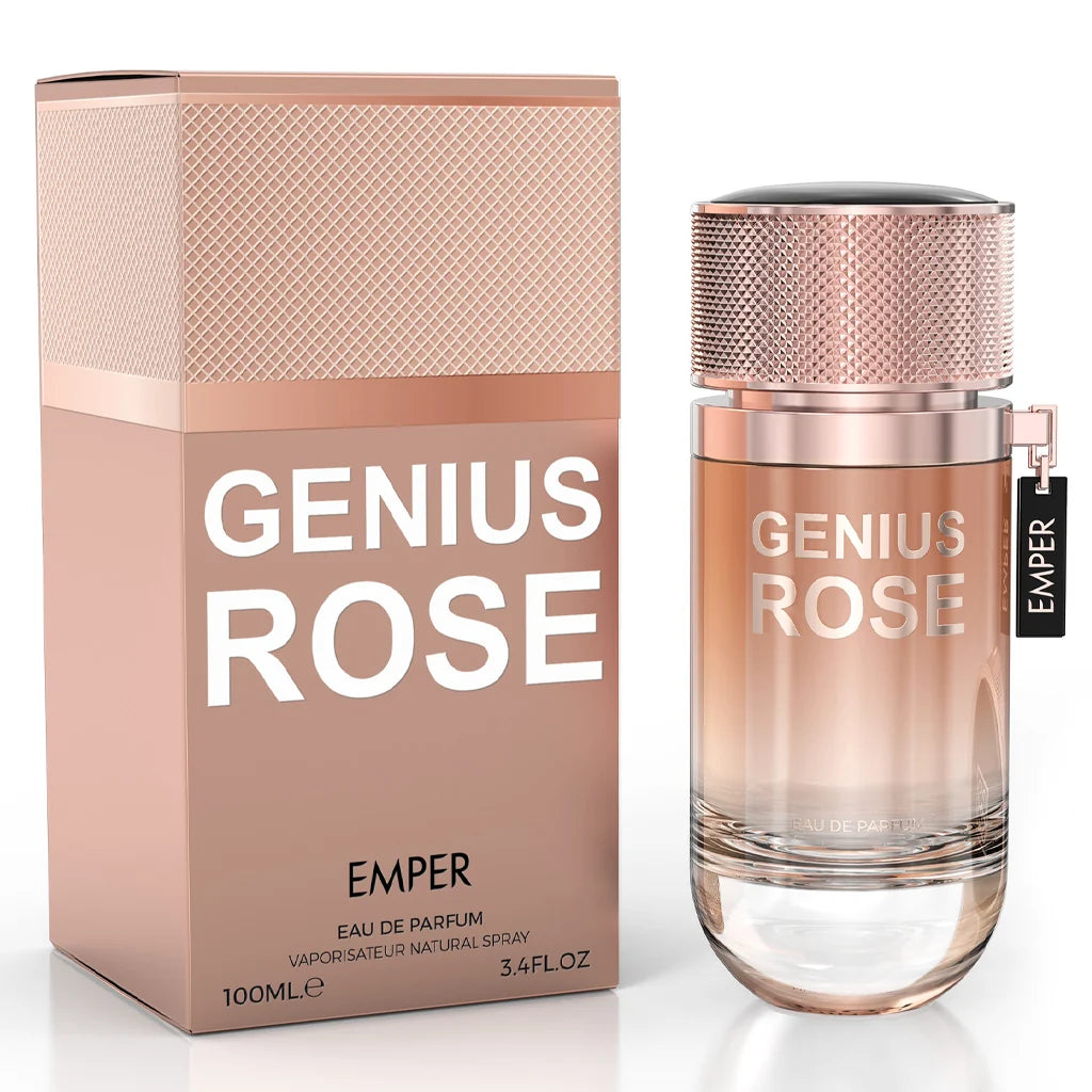 Emper Genius Rose for Women Perfume VIP 100ml - 3.4oz EDP made in UAE