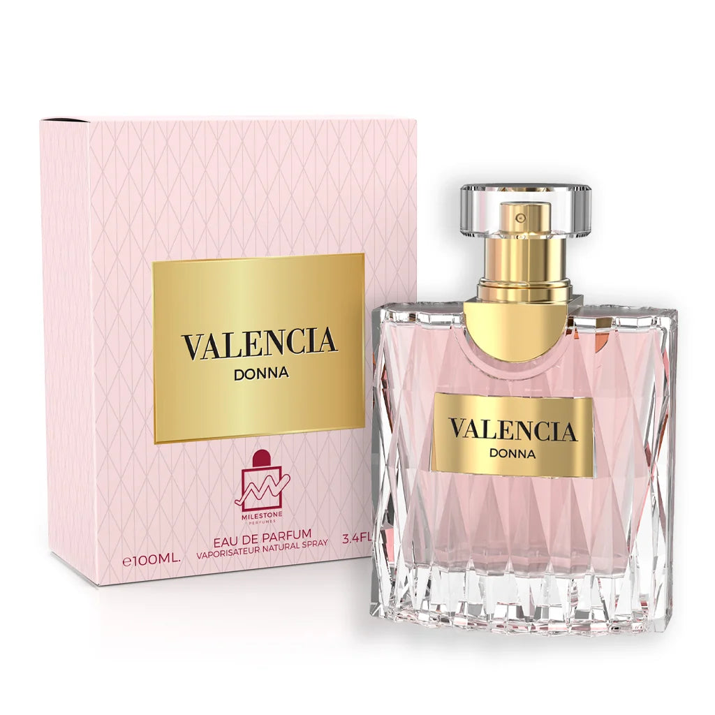 MILESTONE Perfumes Valencia Donna Women Long-Lasting Eau de Parfum 100ML