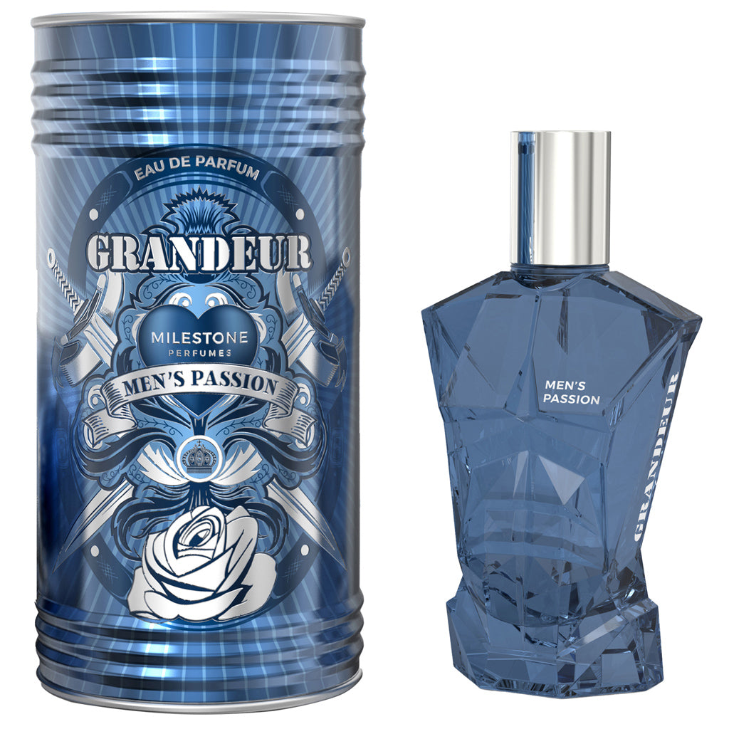 MILESTONE Grandeur Men's Passion 100ML EDP - Premium Fragrance for Men